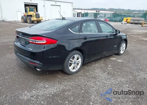 2018 Ford Fusion Hybrid S from USA, damaged, VIN 3FA6P0UU6JR282090